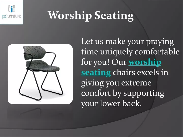 worship seating