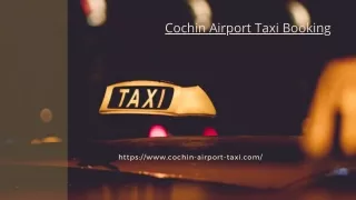 Cochin Airport Prepaid Taxi