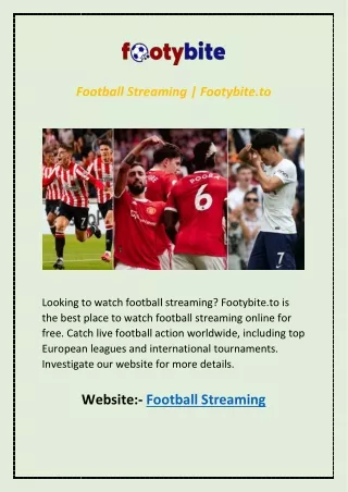 Football Streaming | Footybite.to