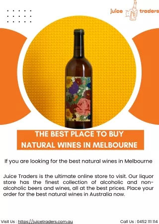 The Best Place to Buy Natural Wines in Melbourne
