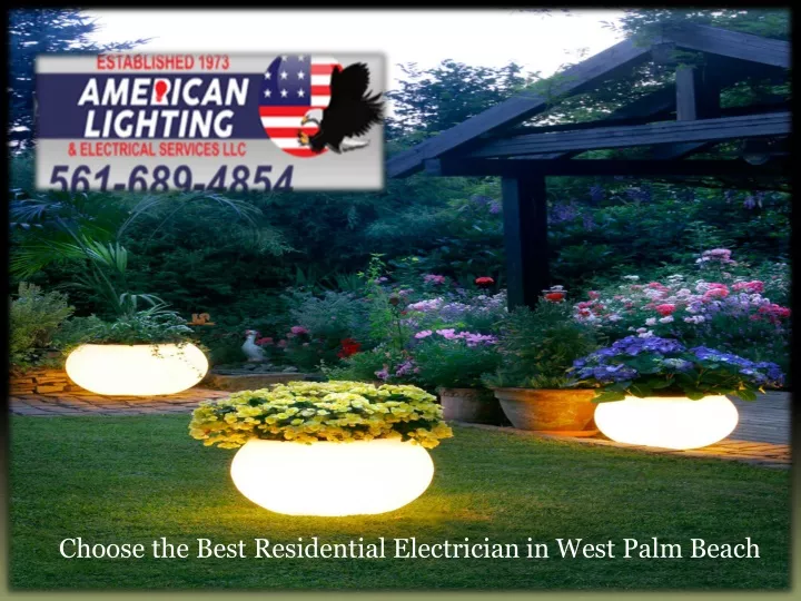 choose the best residential electrician in west