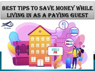 Best Tips to Save Money While Living in As a Paying Guest