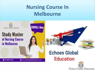 nursing course in melbourne