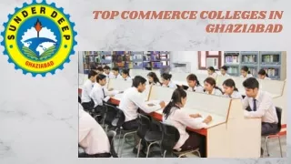 top commerce colleges in