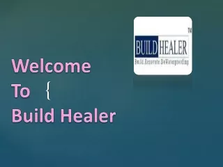 Building Renovation - BUILD HEALER
