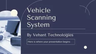 Vehicle Scanning System
