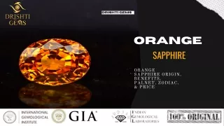 Orange Sapphire PPT