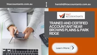 Trained and Certified Accountant near Browns Plains & Park Ridge - H&T Accountan