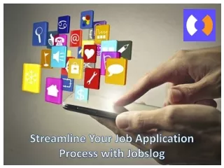 Streamline Your Job Application Process with Jobslog