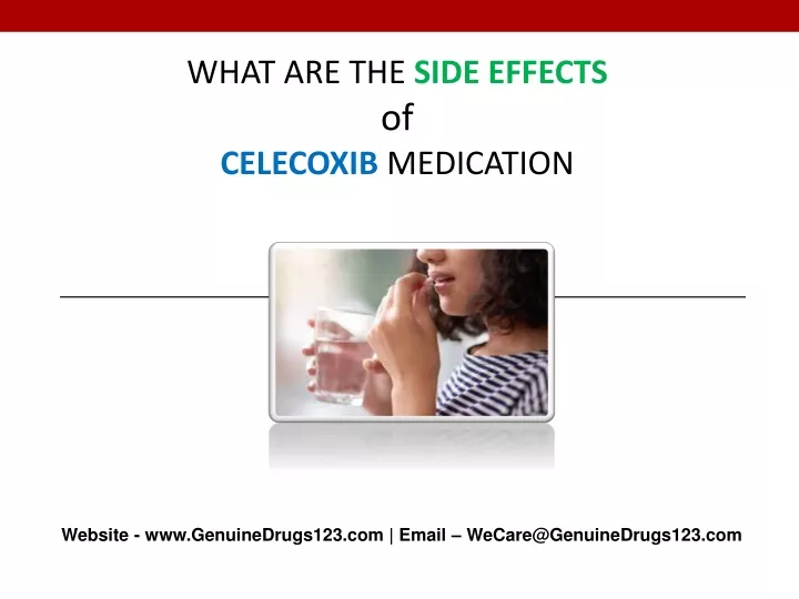 what are the side effects of celecoxib medication