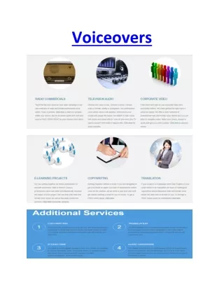 voiceovers