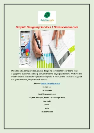 Graphic Designing Services Dataslexindia.com