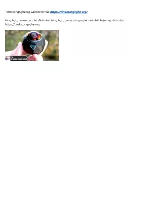 tindocongngheorg website tin t c https