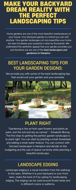 make your backyard dream reality with the perfect