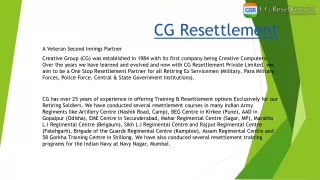 cg resettlement