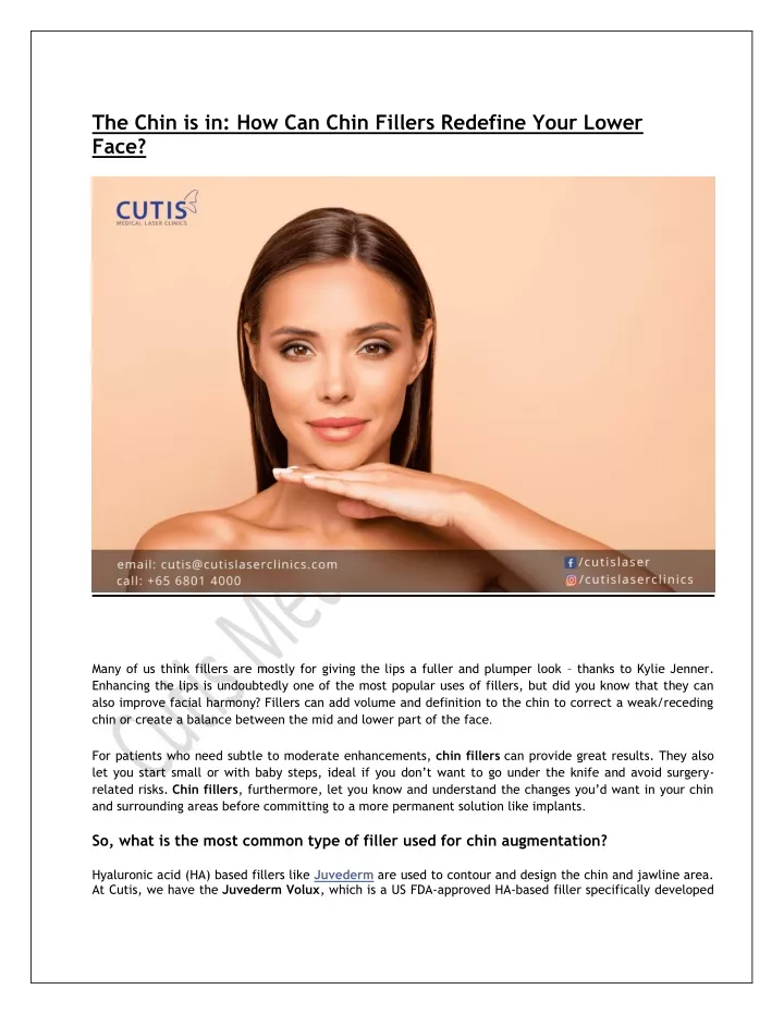 the chin is in how can chin fillers redefine your