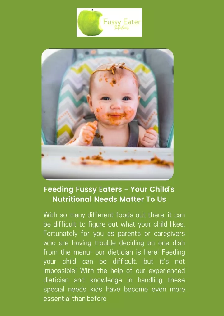 feeding fussy eaters your child s nutritional