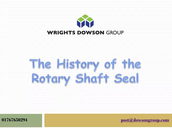 the history of the rotary shaft seal