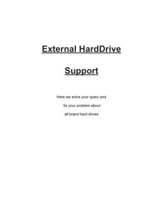 external harddrive