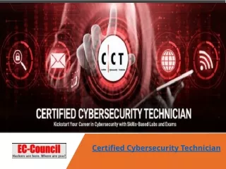 Certified Cybersecurity Technician certification | EC-Council