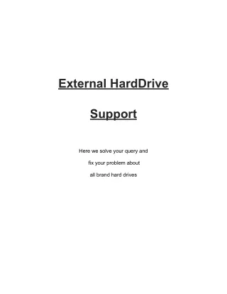external harddrive