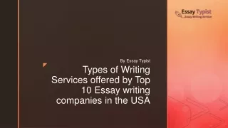 by essay typist