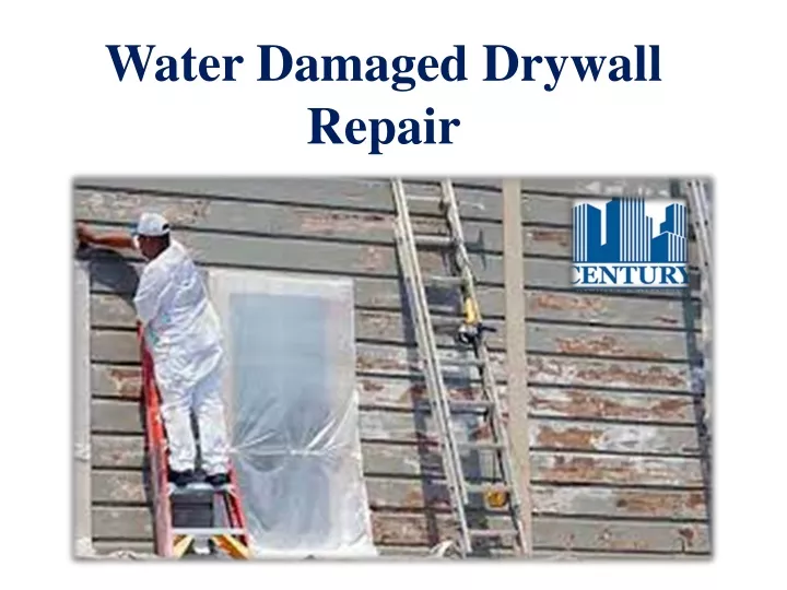 water damaged drywall repair