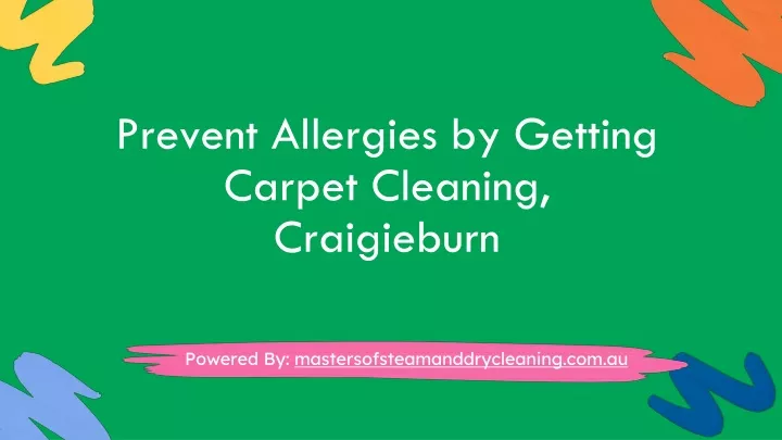 prevent allergies by getting carpet cleaning craigieburn