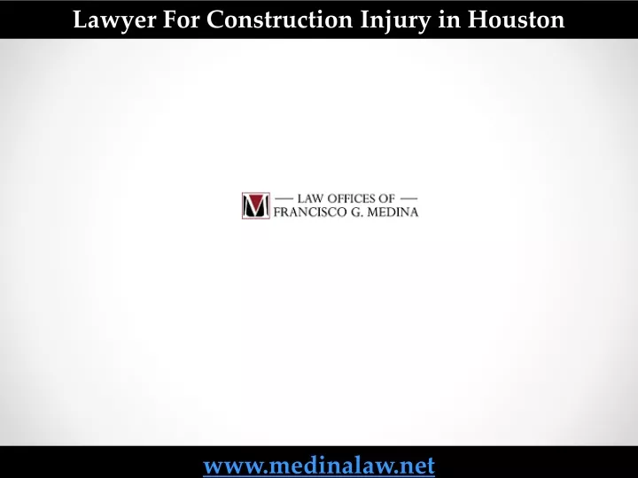 lawyer for construction injury in houston