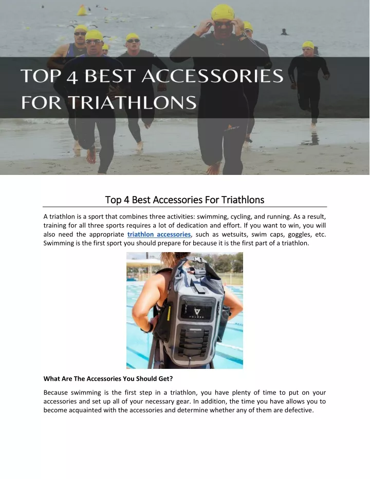 top 4 best accessories for triathlons top 4 best