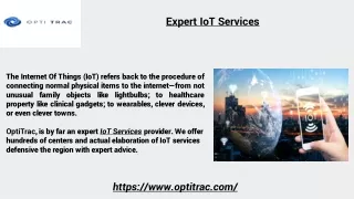 Expert IoT Services
