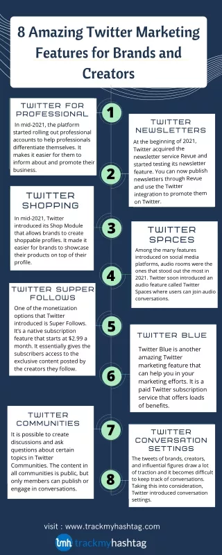 8 Amazing Twitter Marketing Features for Brands and Creators