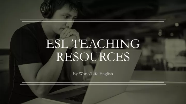 esl teaching resources