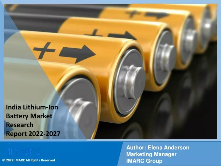 india lithium ion battery market research report