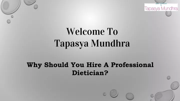 welcome to tapasya mundhra