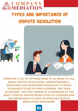 Seeking For Dispute Resolution Company
