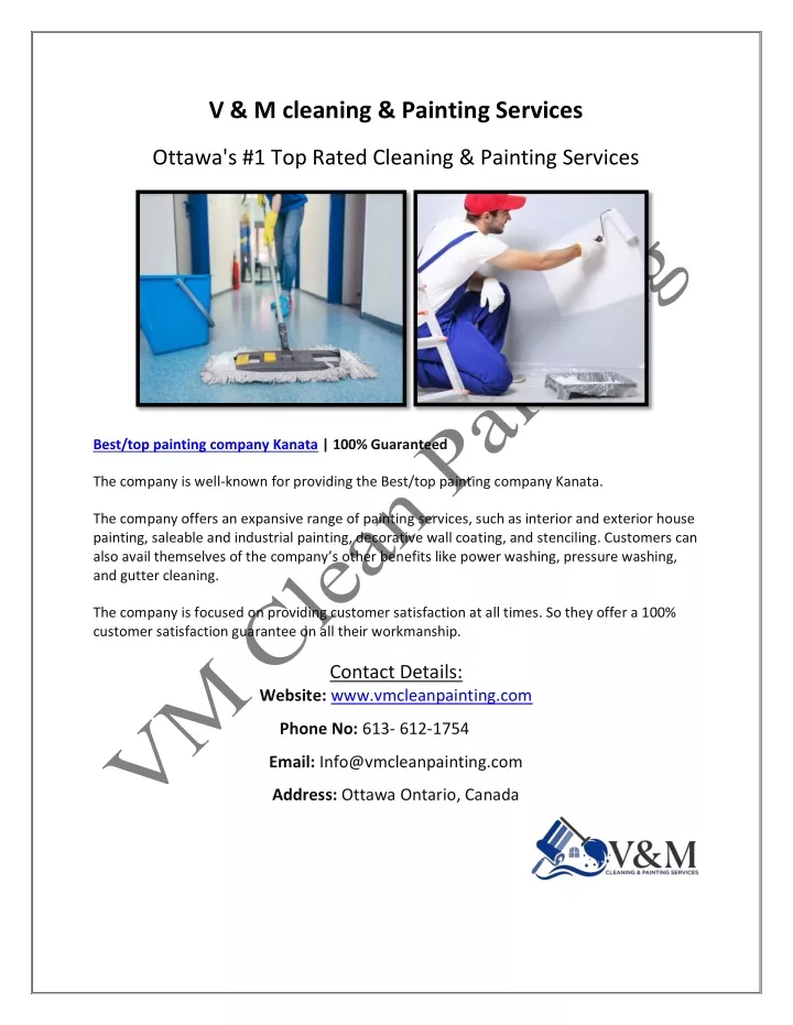 v m cleaning painting services