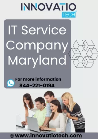 IT Service Company Maryland | IT Professionals - Innovatio Tech