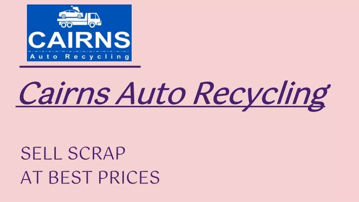 sell scrap at best prices