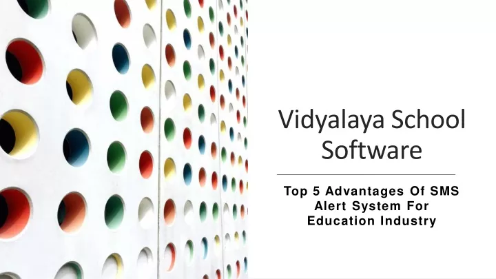 vidyalaya school software