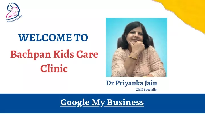 welcome to bachpan kids care clinic