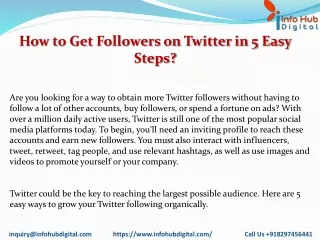 How to Get Followers on Twitter in 5 Easy Steps