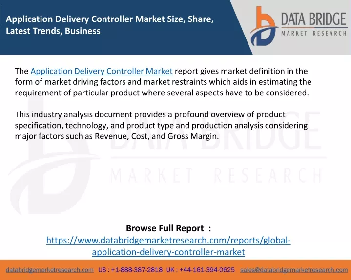 application delivery controller market size share