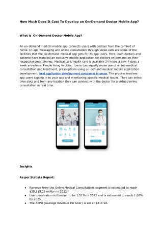 how much does it cost to develop an on demand