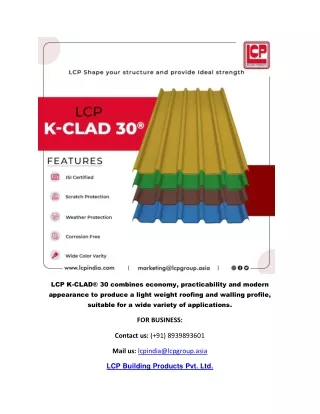 lcp k clad 30 combines economy practicability