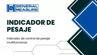indicador de pesaje