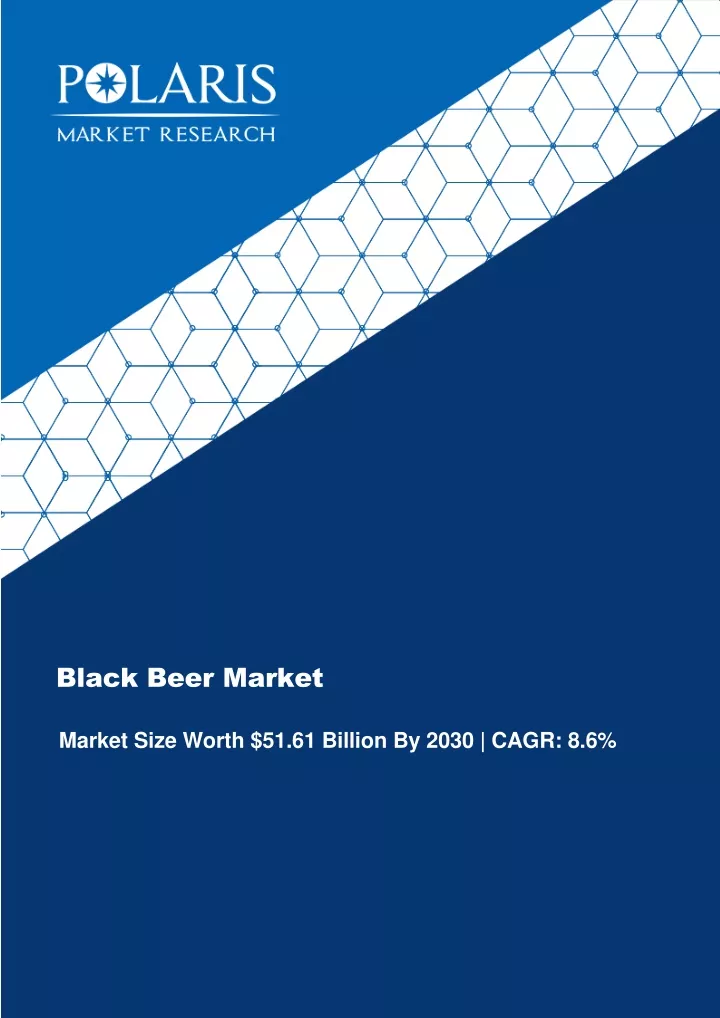 black beer market