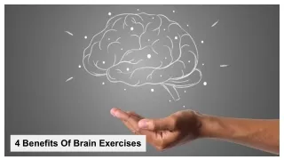 4 Benefits Of Brain Exercises