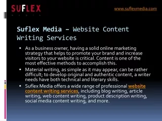 Website Content Writing Services | Article Writing Agency