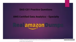 DAS-C01 Exam Dumps By Realamazondumps.com